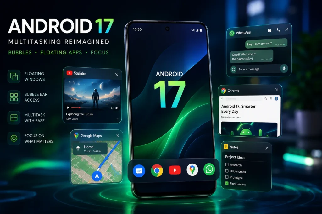 Android 17 is for create videos reels tutorials