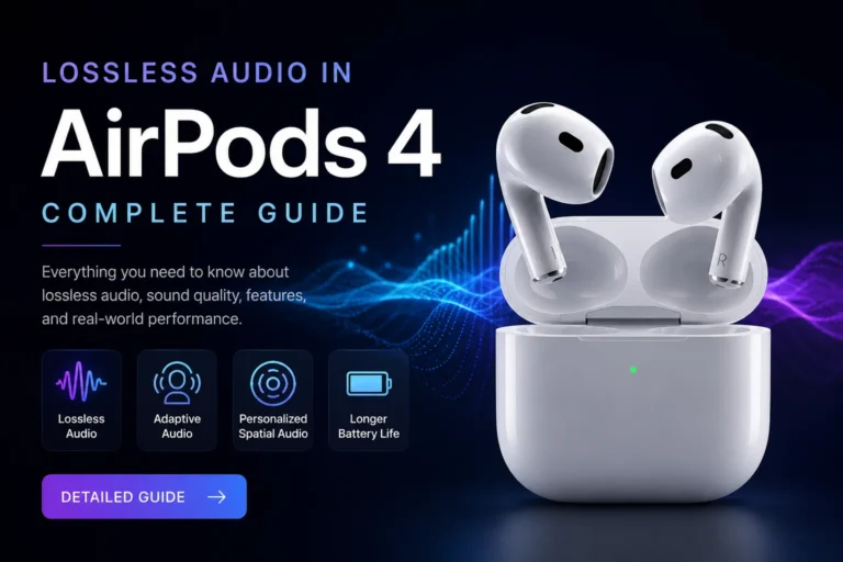 lossless audio in airpods 4 airpods max 2 airpods pro 3
