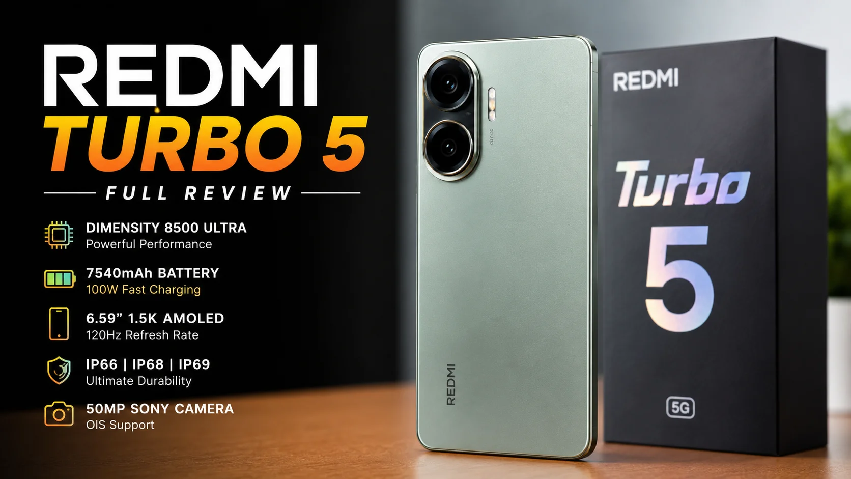 Redmi Turbo 5 Review Price Full Specifications