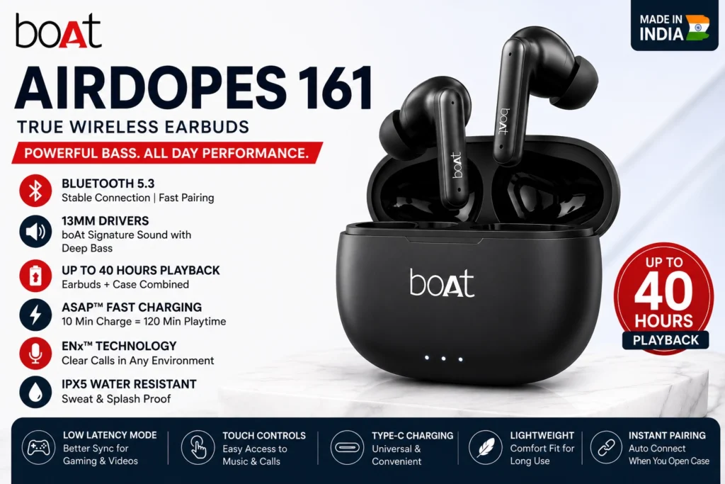boat airdopes 161